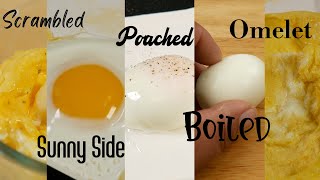 How To Cook Egg Microwave Easy Simple 5 Ways [upl. by Hcirdeirf]