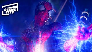 The Amazing SpiderMan 2 2014  SpiderMan vs Electro Scene 710  Movieclips [upl. by Namialus]