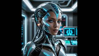 trance 4k new quantum cyborg aiart youtuber starseed scifi startrek share like art ai [upl. by Ahsinaj]