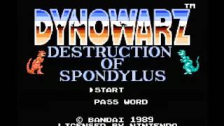 Dynowarz  The Destruction of Spondylus NES Music  Stage Dinosaur Mode [upl. by Arahsat]