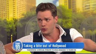 Dominic Sherwood Talks Shadowhunters amp Girlfriend Sarah Hyland  Studio 10 [upl. by Karin]