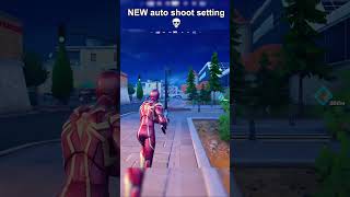 NEW AUTO SHOOT SETTING💀 thrxve fortnite glitch [upl. by Rasec]