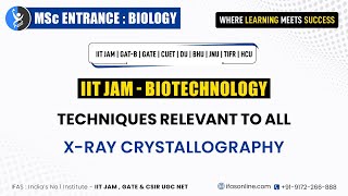 Techniques Relevant To All MSC Entrance  XRay Crystallography  IFAS [upl. by Eednim660]