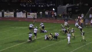 Wyoming Area vs Berwick 2009 Julian Campenni Makes Another Tackle Behind Line of Scrimmage [upl. by Ettelegna]