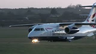 OYNCW Dornier 328300 Jet arrival and departure HD [upl. by Erika]