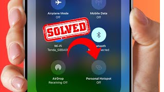 How to Fix Personal Hotspot Not Working iPhone iOS 17  Hotspot Grayed Out in iPhone [upl. by Powers]