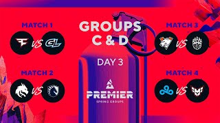 Spring Groups 2024 Day 3 FaZe vs GamerLegion Spirit vs Liquid Virtuspro vs BIG C9 vs Heroic [upl. by Naegem]