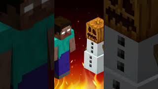 HEROBRINE VS ALL DANGER ⚡ MOB minecraft warden herobrine ytshorts [upl. by Enad]