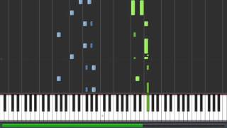 Nisemonogatari OST  Imitation Kaikis Theme Synthesia Piano Tutorial [upl. by Gleda734]