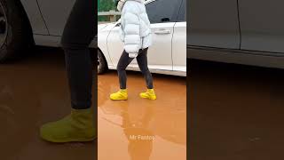 Water Proof Shoe 👟  New Viral Gadgets Smart Appliances Kitchen Utensils Home Inventions shorts [upl. by Anitirhc342]