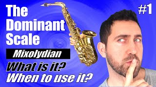 Learn the Dominant Scale on SAX Mixolydian Mode  Saxophone Lesson by Paul Haywood [upl. by Yrtneg]