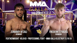 Zemaray Afzali MMA Lübeck De Vs Frederik Strauss Arte Suave Dk [upl. by Notnef]