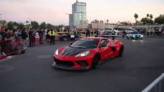 Sema cruise  The hottest custom vehicles roll out of the Convention Center [upl. by Rugen]