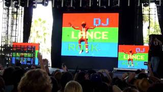 DJ Lance Rock YO GABBA GABBA LIVE  Coachella 2010 [upl. by Anselmo]