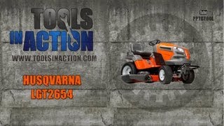 Husqvarna LGT2654 Garden Tractor  Mower Review [upl. by Britt]