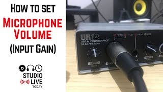 How to set microphone volume in GarageBand iOS input gain [upl. by Nerej715]