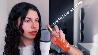 resolvi fazer um ASMR [upl. by Atiuqrahs]