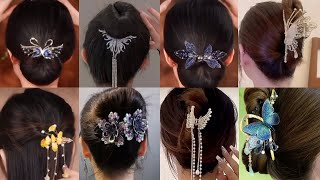 Elegance Hairclip amp Bun Maker Knot hair accessories compilationLadies and Girls Hairstyle Clipfyp [upl. by Daughtry]