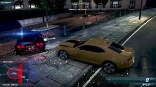 Chevrolet Camaro ZL1 vs Police  Police Chase Max Heat Level Escape  NFS Most Wanted [upl. by Just]