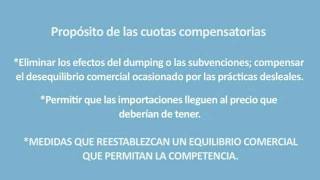 Salvaguardias y cuotas compensatorias Parte 3 [upl. by Freeman]