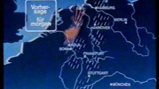 ARD  Wetter  Wetterbericht fürs Wochenende 05011989  Wilhelm Wieben  Ansage [upl. by Anh481]