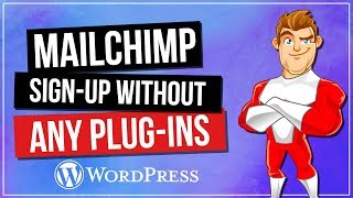 WordPress MailChimp Signup Form Without Plugins [upl. by Notxam]