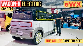 Maruti Suzuki WagonR Electric Concept eWX Walkaround  The Real Game Changer [upl. by Tak]