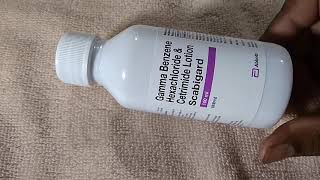 Scabigard Lotion gamma benzene hexachloride amp cetrimide lotion [upl. by Johm65]