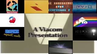 ReUploaded Viacom V Of Doom Sparta Remix NBK Style Ft 8 Other Logos [upl. by Ihtac878]