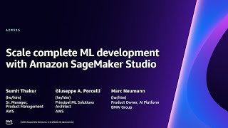 AWS reInvent 2023  Scale complete ML development with Amazon SageMaker Studio AIM325 [upl. by Enileoj]