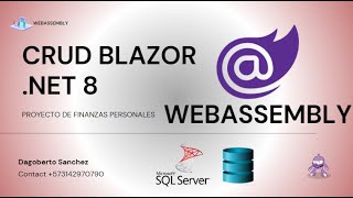 CRUD Completo con Blazor Webassembly NET8 [upl. by Nage]