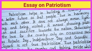 Essay on Patriotism in English  Paragraph on Patriotism in English  GK Notes 4U [upl. by Bromleigh]