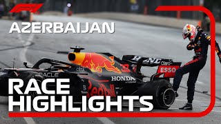 Race Highlights  2021 Azerbaijan Grand Prix [upl. by Tiffani]