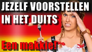 Spreek jij geen woord Duits Hierna WEL deel1 Jezelf voorstellen [upl. by Winshell370]