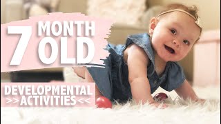 HOW TO PLAY WITH YOUR 7 MONTH OLD BABY  DEVELOPMENTAL MILESTONES  ACTIVITIES FOR BABIES  CWTC [upl. by Staw402]