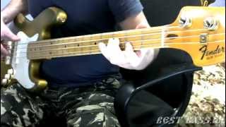 Fender Jazz Bass Gold USA 1982 bassjapanusaru [upl. by Ayiram]