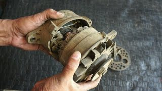 How Easy to Convert a Car Alternator to Motor  Technical Partha [upl. by Gunnar]