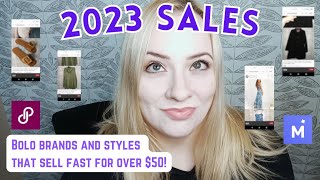 What Sold for Over 50 in 2023 What Sells FAST on Poshmark and Mercari [upl. by Eniamurt]