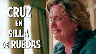 CRUZ ACABA EN SILLA DE RUEDAS Y EMPIEZA SU CALVARIO  lapromesa series spoiler novela [upl. by Aiotal]