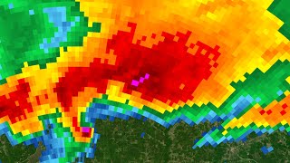 2011 Smithville MS Supercell Radar Loop [upl. by Rats]