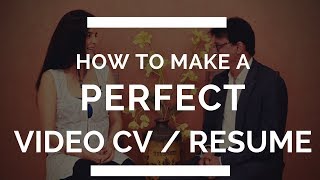 How To Make A Perfect Video Resume  CV for Students  ChetChat [upl. by Monahon]