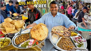 30 Rs Unique Nashta  Tandoori Chole Bhature  Punjabi Street Food India [upl. by Benyamin]