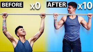 Go From 0 to 10 PullUps In A Row FAST [upl. by Nelrac364]