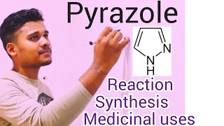 Pyrazole synthesis Reaction medicinal uses [upl. by Amadis]