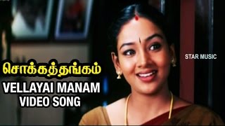 Vellayai Manam Video Song  Chokka Thangam Tamil Movie  Vijayakanth  Soundarya  Deva [upl. by Iramat934]