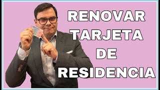 Como renovar la tarjeta de residencia explicado por abogado de extranjeria [upl. by Imar]