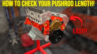 How To Measure Pushrod Length cars engine [upl. by Reilamag]