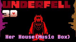 【3D】「Her House（Music Box）」UNDERFELL Home theme Stereophonic Sound [upl. by Nelav]