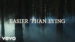 Halsey  Easier than Lying Lyric Video [upl. by Briana]