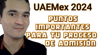 Todo sobre la convocatoria a la UAEMex en el 2024 importante [upl. by Durno]